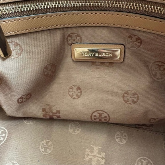 Tory Burch Tan and White Satchel - Picture 10 of 12